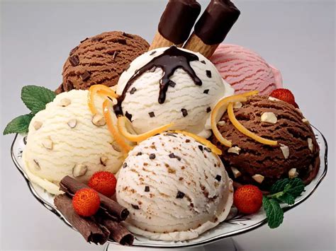 Delicious ice cream .